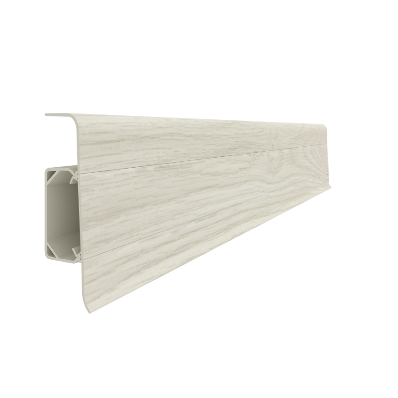 Plinta parchet PVC Esquero 602, Platan Arizona, canal cablu, 250 x 6.6 x 2.2 cm