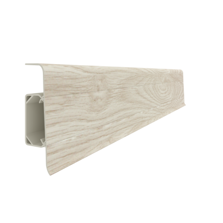 Plinta parchet PVC Esquero 603, Platan California, canal cablu, 250 x 6.6 x 2.2 cm
