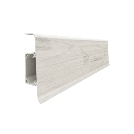 Plinta parchet PVC Esquero 627, canal cablu, 250 x 6.6 x 2.2 cm|Vilo