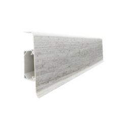 Vilo|Plinta parchet PVC Esquero 629, Light Concrete, canal cablu, 250 x 6.6 x 2.2 cm