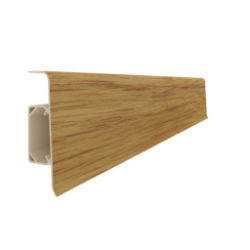 Plinta parchet PVC Esquero 639, Stejar Pennsylvania, canal cablu, 250 x 6.6 x 2.2 cm