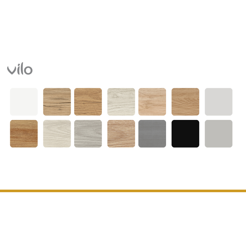 Plinta parchet PVC Linela 40, Alba, 200 x 8 x 1.6 cm|Vilo