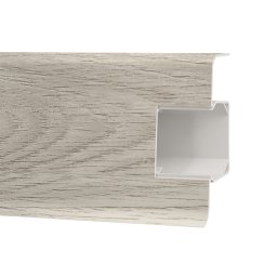 Plinta parchet PVC Esquero parchet PVC Esquero 681, canal cablu, 250 x 6.6 x 2.2 cm|Vilo