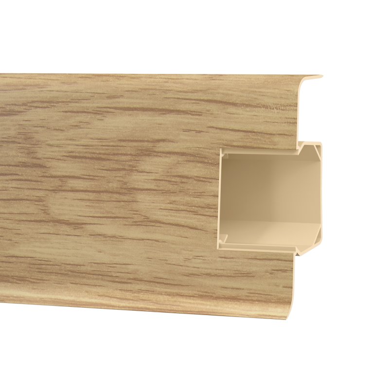 Plinta parchet PVC Esquero parchet PVC Esquero 682, canal cablu, 250 x 6.6 x 2.2 cm|Vilo