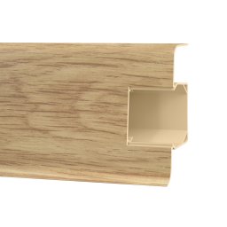 Plinta parchet PVC Esquero parchet PVC Esquero 682, canal cablu, 250 x 6.6 x 2.2 cm|Vilo