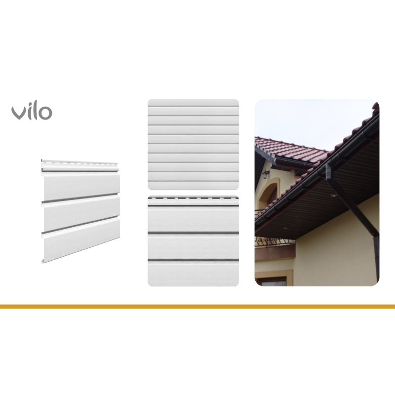 Panneau de sous-face sans perforation SV 08 Blanc (10pcs)