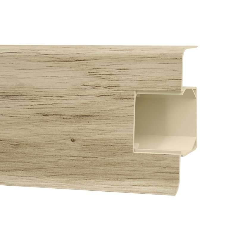Plinta parchet PVC Esquero parchet PVC Esquero 689, canal cablu, 250 x 6.6 x 2.2 cm|Vilo