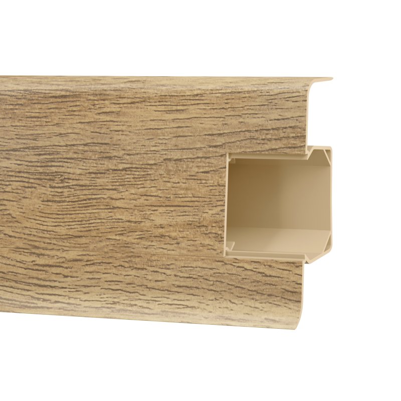 Plinta parchet PVC Esquero parchet PVC Esquero 690, canal cablu, 250 x 6.6 x 2.2 cm|Vilo