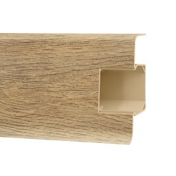 Plinta parchet PVC Esquero parchet PVC Esquero 690, canal cablu, 250 x 6.6 x 2.2 cm|Vilo