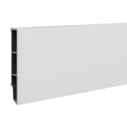 Vilo|Plinta parchet Sempla 80 , Alba 701,  PVC rigid, 240 x 8 x 1.4 cm
