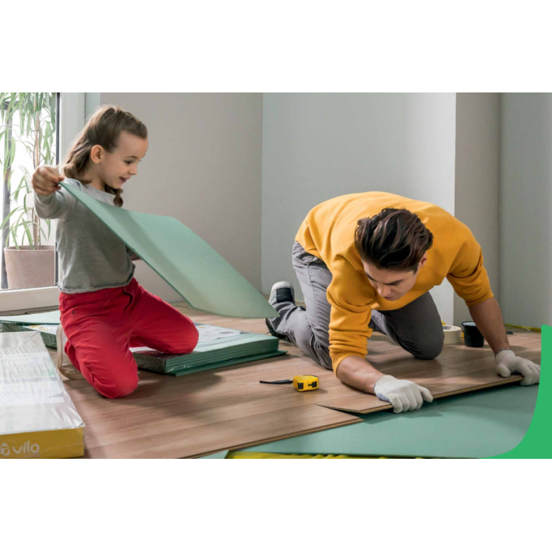 Vilo | Subtrat XPS 5 mm pentru parchet laminat și pardoseli din lemn