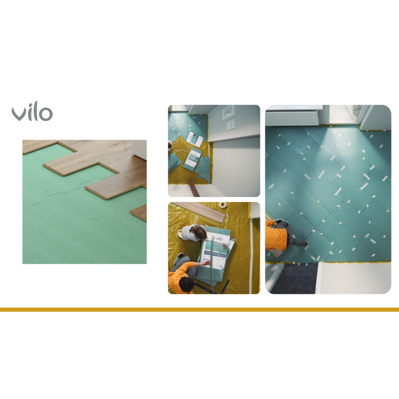 Vilo | Subtrat XPS 5 mm pentru parchet laminat și pardoseli din lemn
