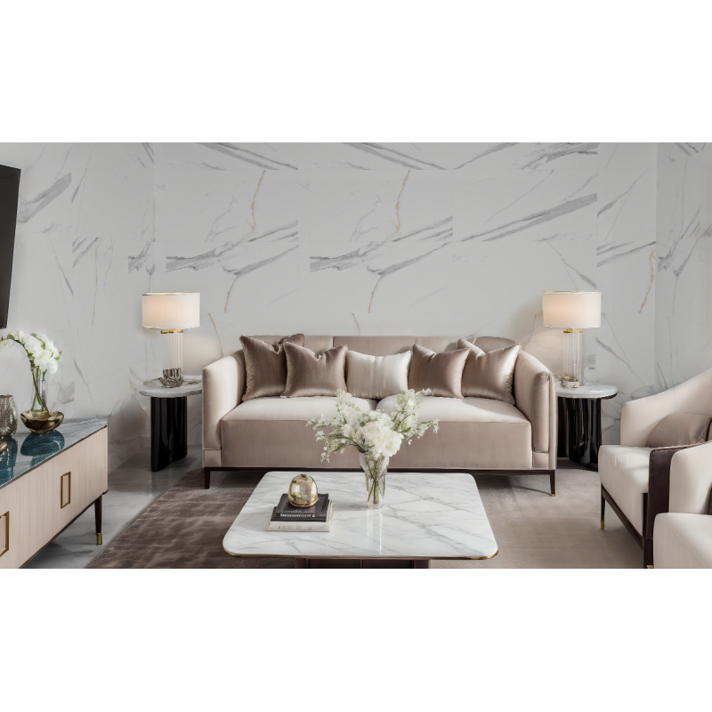 SPC 30x60 CALACATTA WHITE sienų plokštės (13 vnt.)