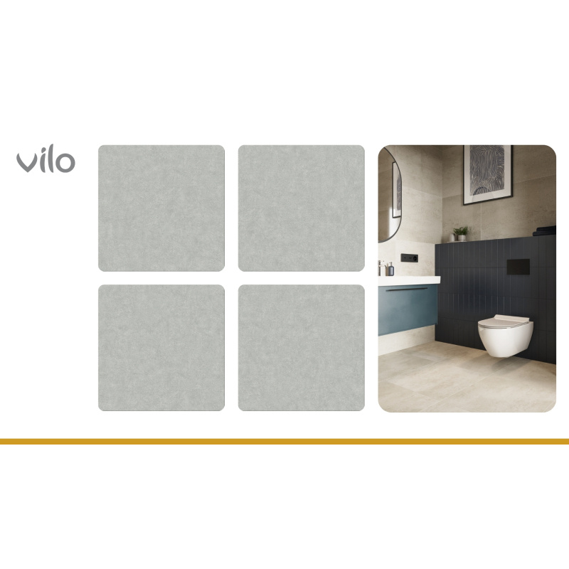 Vilo| Parchet SPC aspect beton 60x60 cm