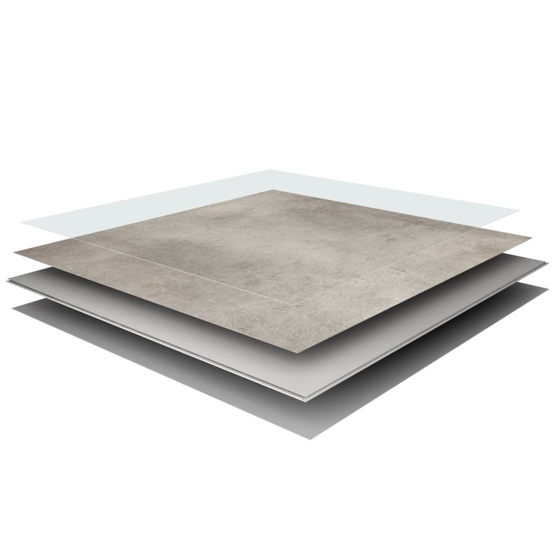 Parchet SPC 60x60 cm CONCRETE Bej 1,44 m²/pachet - 4 buc | VILO