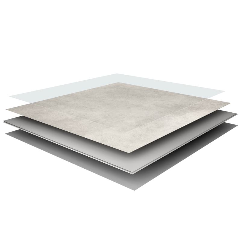 Vilo|Parchet SPC Vilo 60x60 cm– Aspect industrial elegant de beton fin