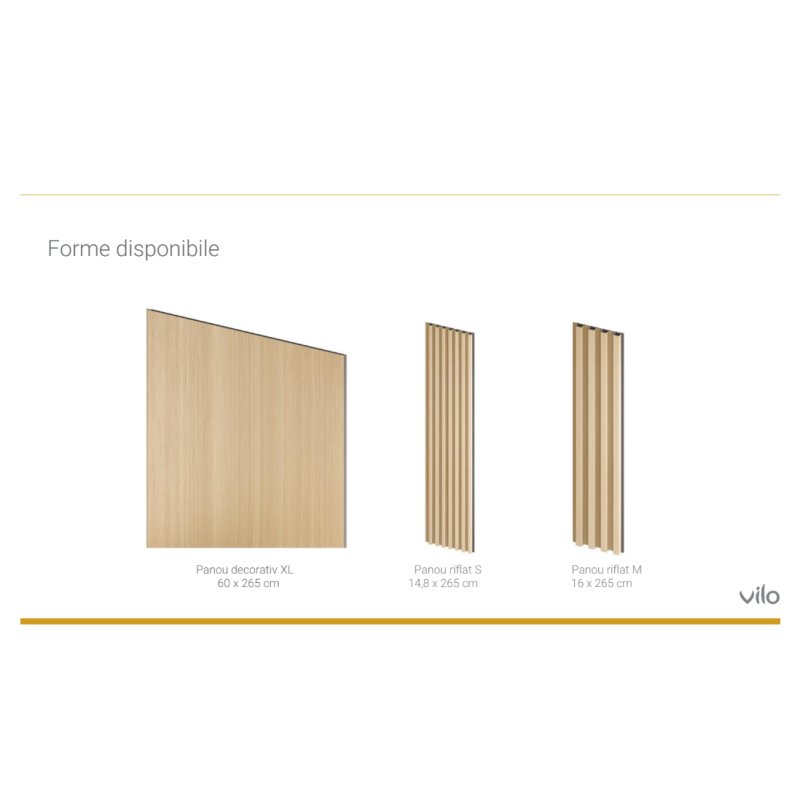 Vilo| Riflaj MPC, S, SATIN CREAM 14,8 x 265 Cm